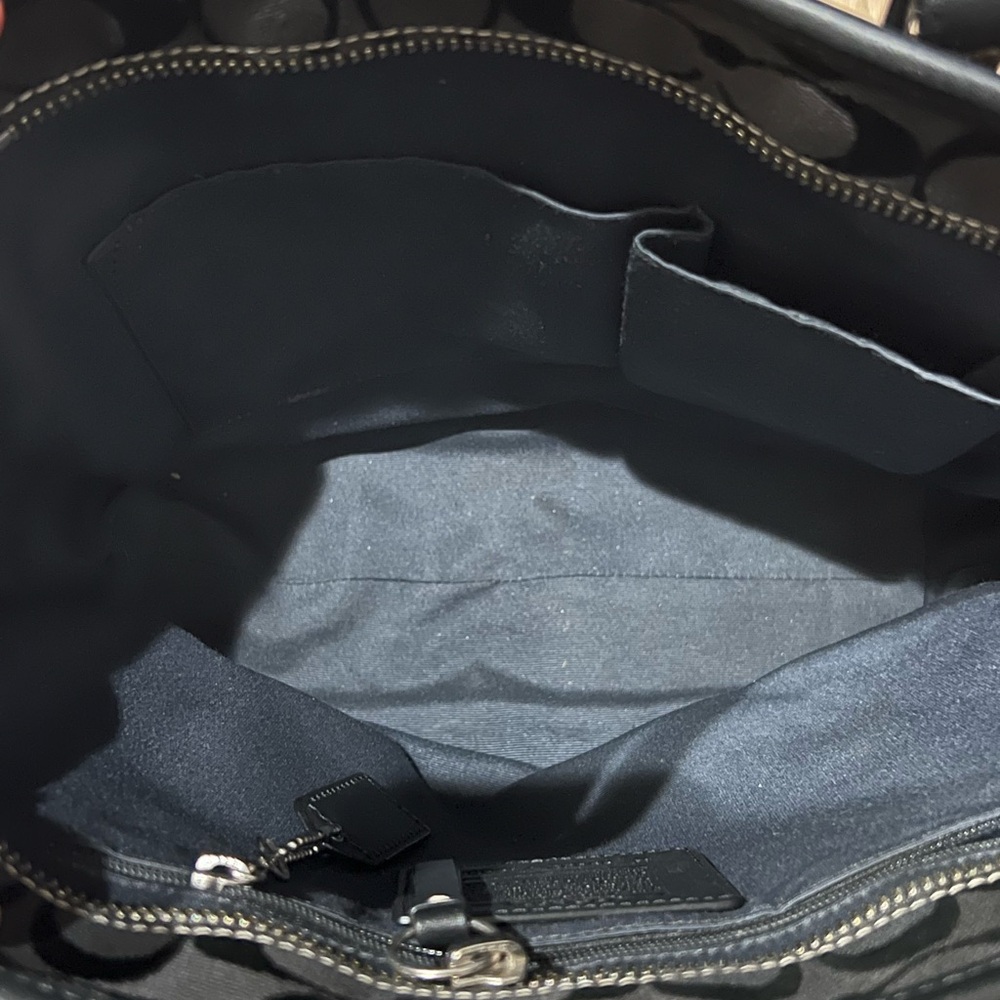 COACH Signature Legacy Tote Black - Picture 12 of 15
